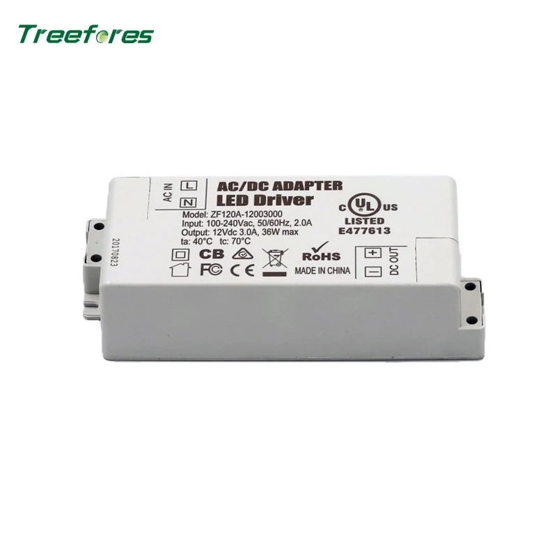 

AC 100-240V Led Lights External Constant Pressure Drive DC 12V Mini Ultra-thin Small Volume Transformer Cosmetic Mirror Power