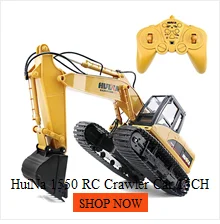 HUINA 1570 16ch RC деревянный металлический захват 1/14 2,4G инженерный гусеничный грузовик Игрушечная машина RTR строительный автомобиль с светильник