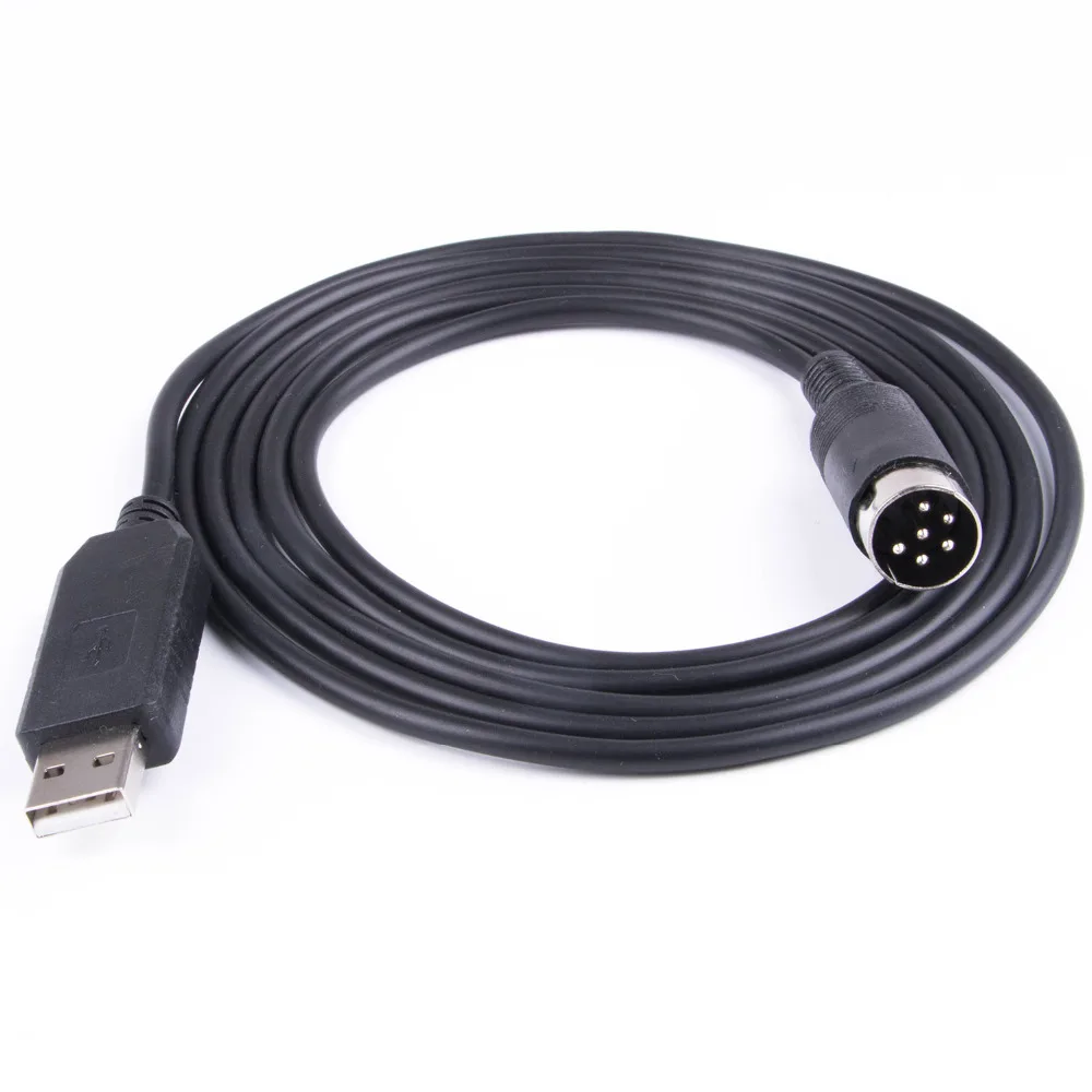 USB Кабель для программирования Kenwood Radio адаптер с на 6P Din RS232 TS690 TS 790 ID 150 FTDI 6