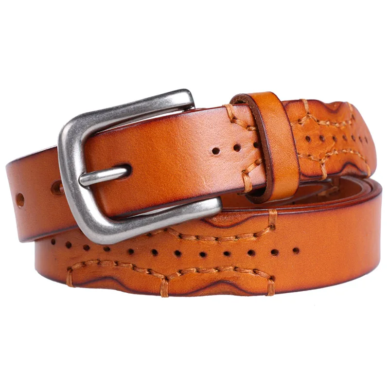 Hongmioo 100 Real Cowhide Fashion Belts For Women Leather Belt Women