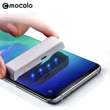 Для samsung S10 защита экрана Mocolo Note 10 жидкое клееное 3D изогнутое УФ закаленное стекло для samsung S10 Plus защита экрана