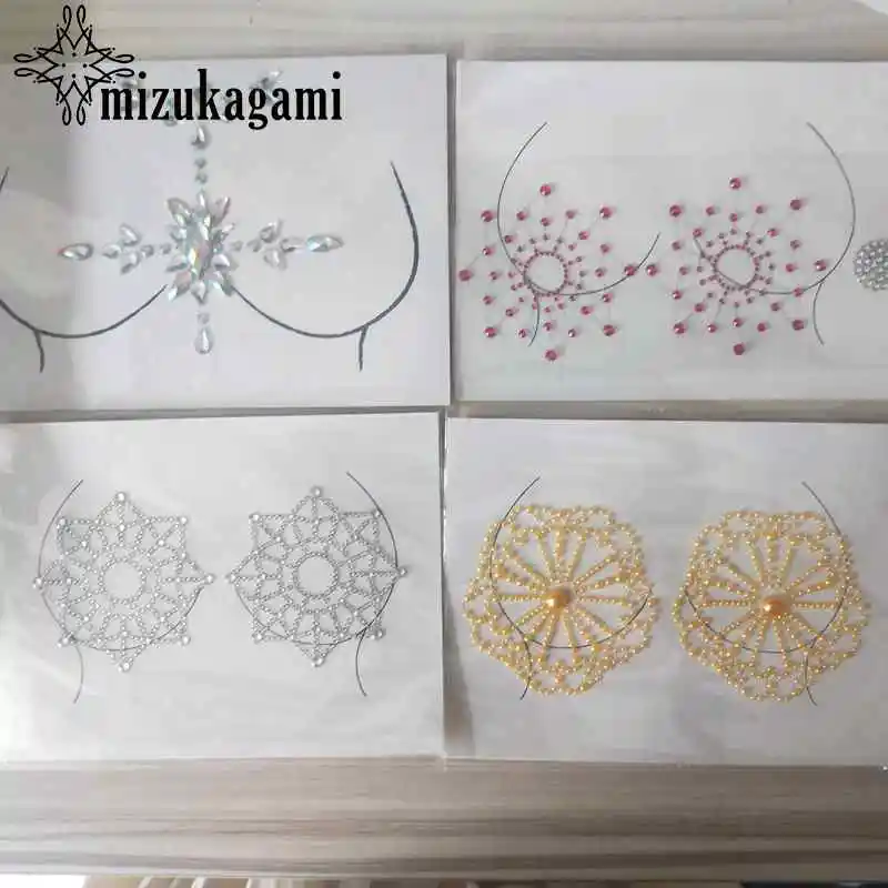 Акриловая полимерная мозаика, наклейка Bindi, ручная работа в богемном и этническом стиле, украшения для сосков, украшения для танцоров