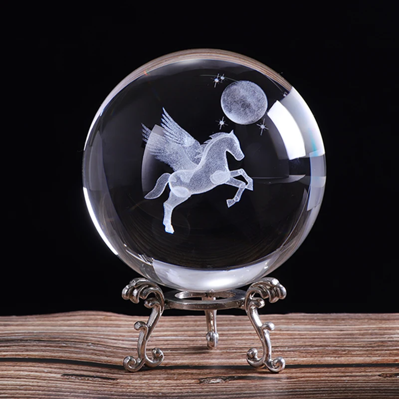 3D-Delfin-Kristallkugel 80 mm Lasergravur Porpoise Modell Dekoration Kugel Jahrestag Briefbeschwerer f/ür Zuhause und B/üro Geschenk