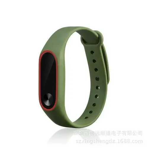 Сменный ремешок для Xiaomi Mi band 2, регулируемый браслет, мягкий силиконовый ремешок, умный Браслет, наручные часы TSLM1 - Цвет: Rose pink