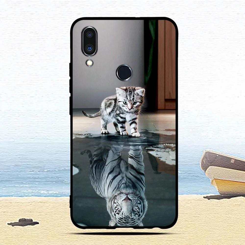 Ultra-thin Soft TPU Silicone Case For Meizu Note 9 Cat Animal Printed Protective covers phone shells bagsc cases for meizu note9 