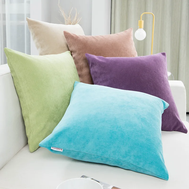 

Pillow Cushion Soild Color Fabric Simple Modern Pillow Office Lunch Break Bedside Big Back Seat Cushion For Home