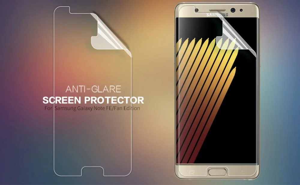 2 шт./лот для samsung Galaxy Note FE (Fan Edition) NILLKIN Супер прозрачная защитная пленка против отпечатков пальцев матовая пленка для экрана or