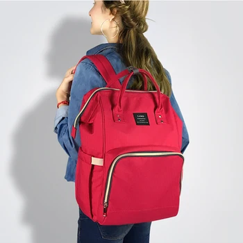 

Brand Baby Diaper Bags Waterproof Mummy Maternity Nappy Bag Large Capacity Baby Care Bag Travel Backpack Mother Bag for Stroller