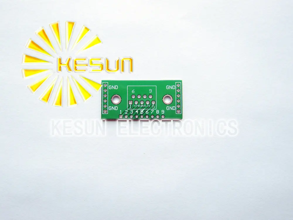 

10PCS DB9 DR9 turn DIP UART-RS232 IC adapter Socket / Adapter plate PCB Connector