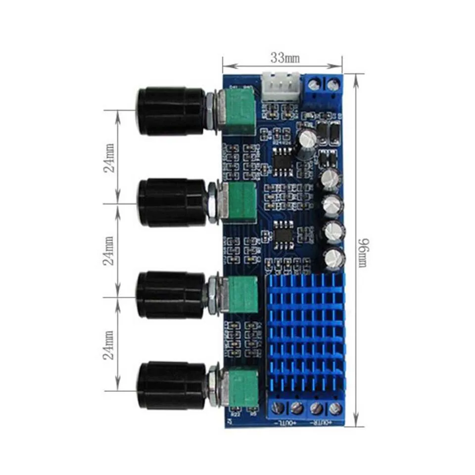 Топ предложения XH-M577 TPA3116D2 аудио высокой мощности тон Op Amps DC 12-24 В двухканальный стерео 2x80 Вт Цифровой усилитель доска B4-003