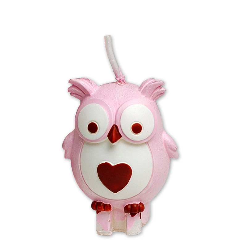 

Children's birthday party supplies birthday candle smoke free candle owl small candle gift Zakka