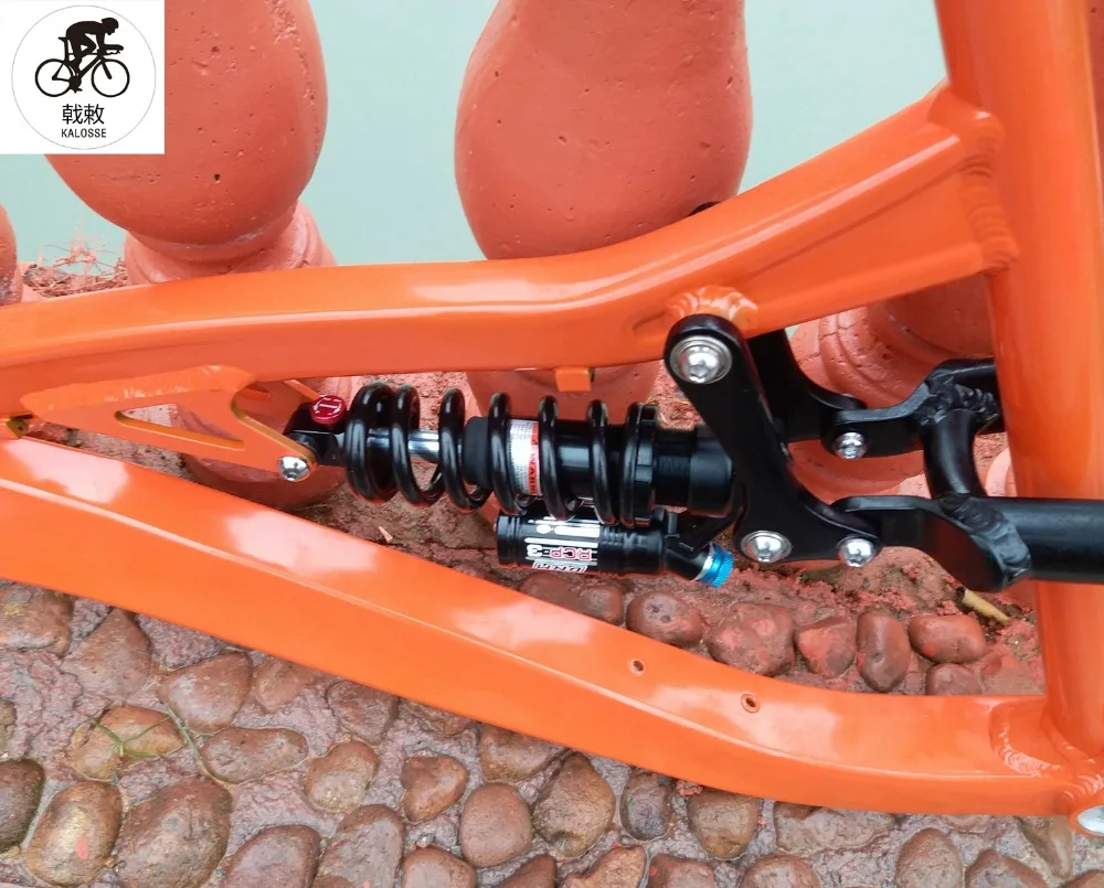 Sale Kalosse adluts bike frame with 190mm travel DIY colors   mountain bicycle  frame alloy   Downhill  DH/AM  bike frame 4