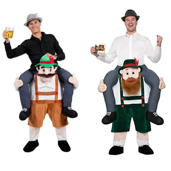Oktoberfest Cosplay Costumes Ride On Me Carry Back Clothes Halloween Christmas Fancy Toys Party Dress Up Mascot Outfits Disfraz