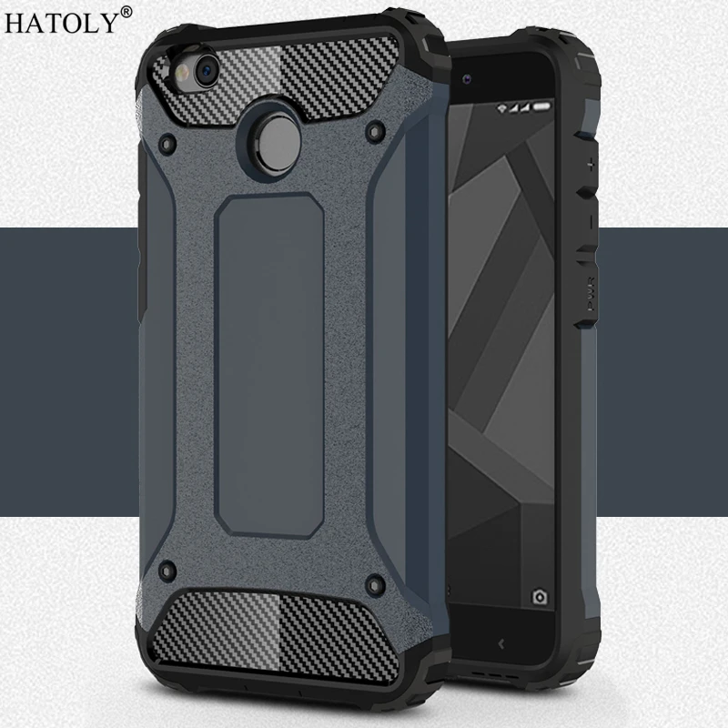 

For Cover Xiaomi Redmi 4X Case Anti-knock Rugged Armor Hard Cover For Redmi 4X Silicone Rubber Phone Bumper Case For Redmi 4X <