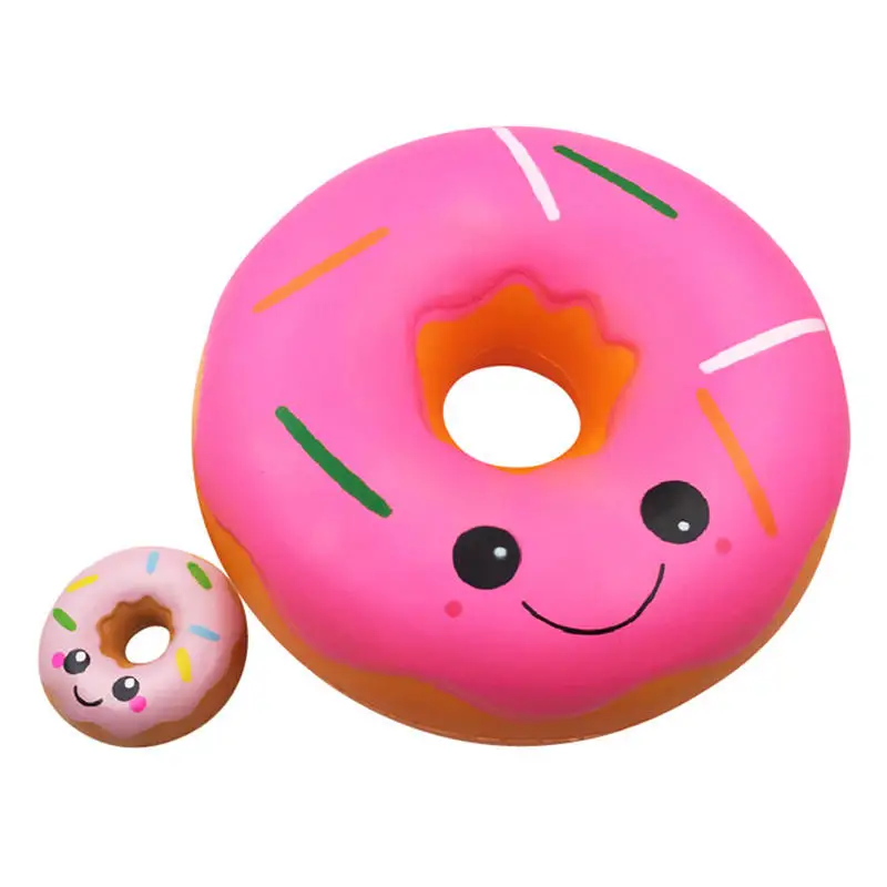 Большой Мягкий пончик jumbo Squishy медленно поднимающийся большой Squishes мягкий PU Squish Моделирование еда облегчение антистресс Squeeze детские игрушки