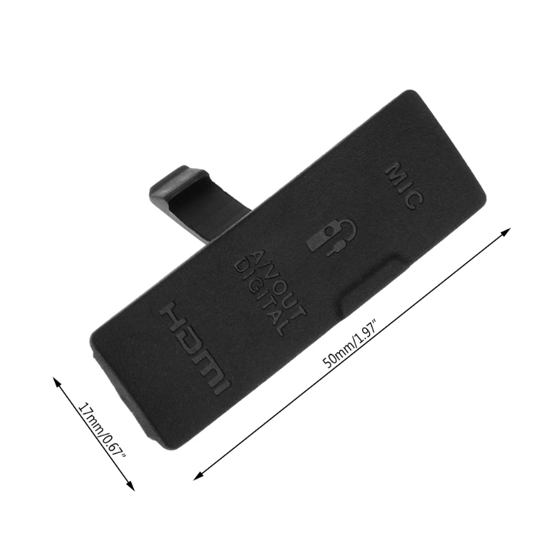Боковой usb-микрофон HDMI DC видео дверь Крышка батарейного отсека резиновые сменный для Canon 550D Камера