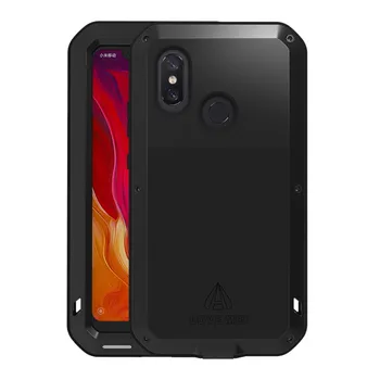 

Aluminum Metal Armor for Xiaomi Mi 8 Case Shockproof Rugged Full Body Cover for Xiaomi Mi8 Cover Mi 8 With Gorrila Glass Cases