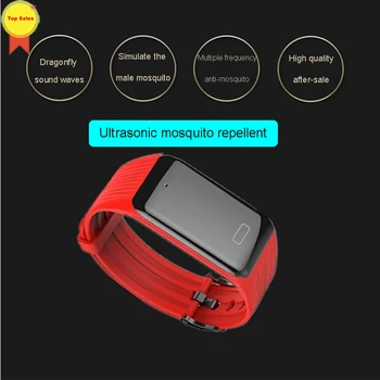 

2019 new Ultrasonic Repellent physical Anti-mosquito Wristband for Adults Children women Outdoor Anti Mosquito Smart Bracelet