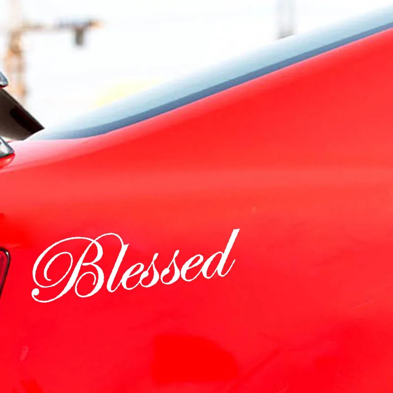 YJZT 17 см * 4 9 Blessed Turbo забавная виниловая наклейка автомобиля черный/серебристый C10
