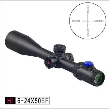 

DISCOVERY rifle scope HI 6-24X50SF rifle scope with Half MIL-DOT Tactical cross differentiation