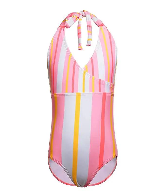 

MAICO Girls One Piece Swimsuits Halter Swimwear for Girl (6-14 Years)