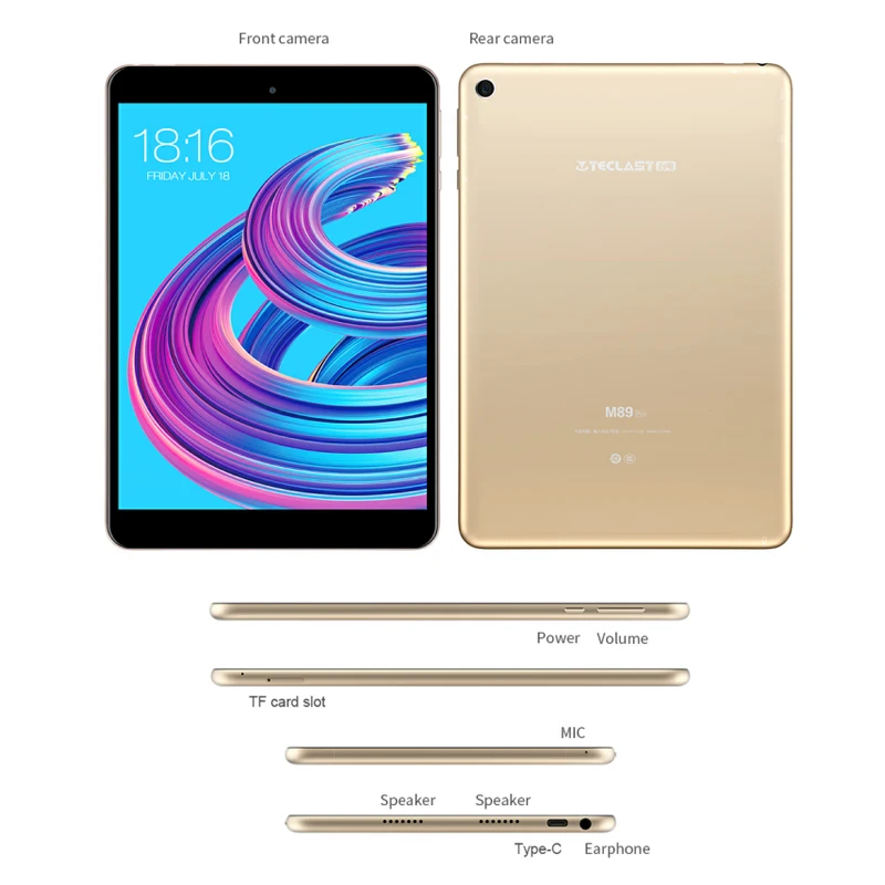 Teclast M89 Pro планшетный ПК 7 9 дюймов 2048x1536 MTK Helio X27 Deca Core 3 ГБ ОЗУ 32 Гб ПЗУ двойной Wifi Android