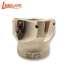 

L&MAJOR BAP400R Facing Cutter Series 400R 50 22 Milling Cutter Holder Roughing Pocket Sloot Plung Shoulder Copy Milling