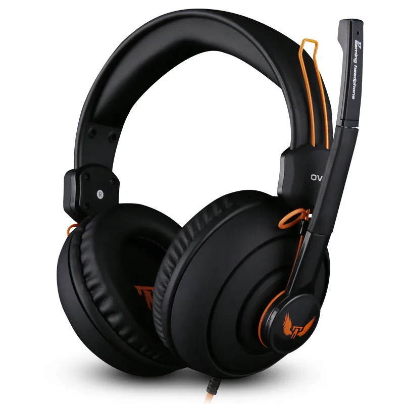 

Top Quality Over-Ear Game Headphone Noise Isolating Gaming Headset with Microphone Studio Stereo Real Bass For Gamer Computer PC