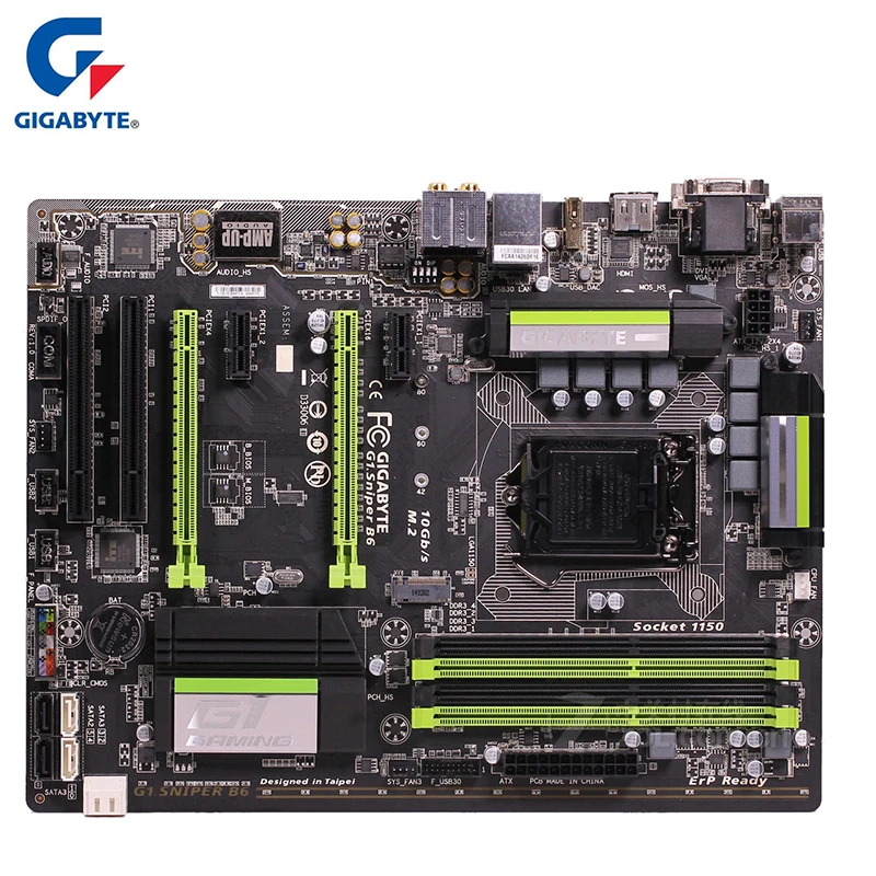 Материнская плата Gigabyte GA-G1.Sniper B6 для Intel B85 DDR3 32 Гб G1 Sniper B6 настольная системная плата с интегрированной графикой