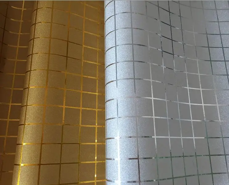 Gold Silver Self adhesive Wallpaper Craft Paper Peel and Sticker DIY