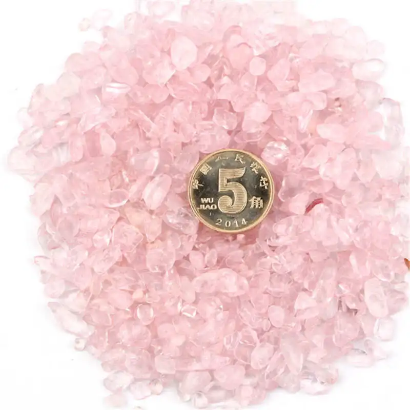 50 г натуральный камень дегаузсинг образцы минералов Аметист лазурит Лабрадорит прехнит флюорит гранат Амазонит кристалл - Цвет: Rose Quartz