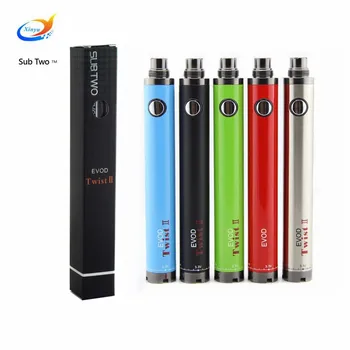 

New design twist II battery twist electronic cigarette battery 3.3v-4.8v variable voltage battery vape battery