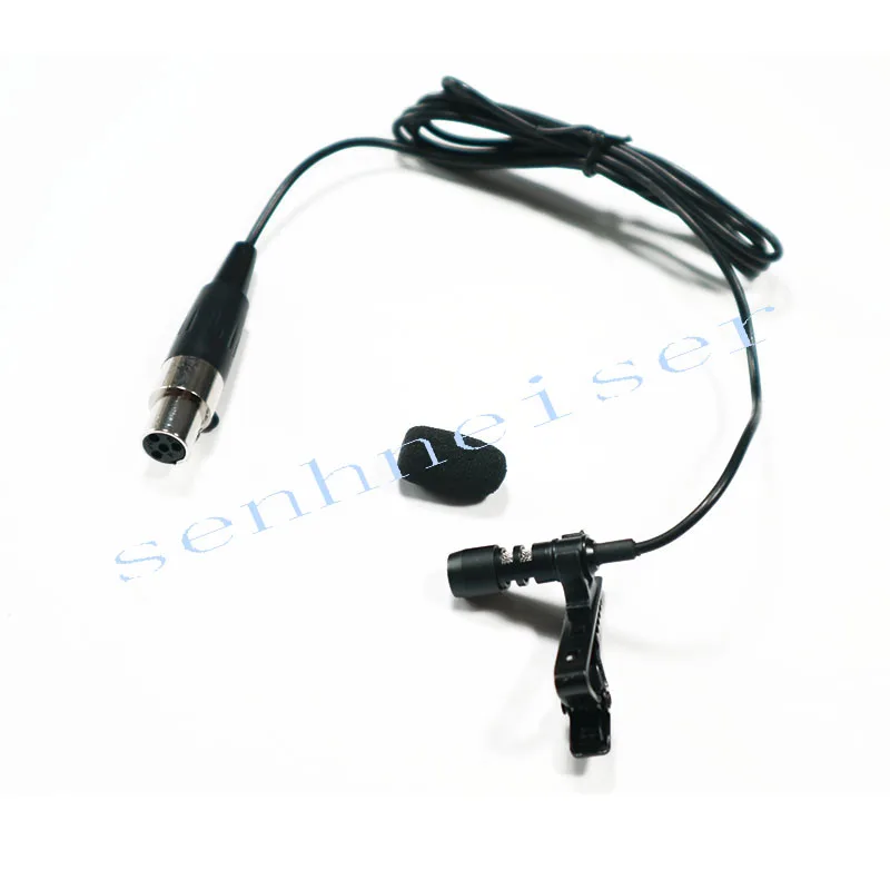Professional Lapella Mini Condenser Microphone 4Pin Clip Mic for Shure Bodypack mini 4 Pin XLR TA4F | Электроника
