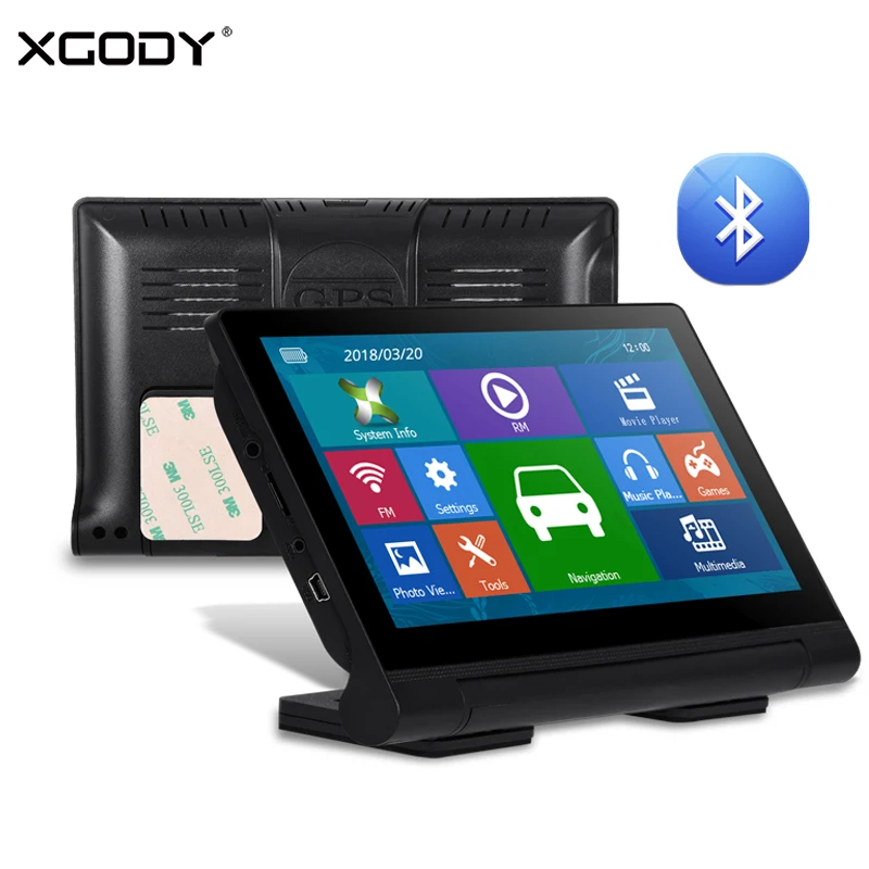 XGODY 709 7 Inch GPS Navigator Touch Screen Truck GPS Navigation Sat Nav Bluetooth 256M RAM 8GB ROM Navitel Europe 2018 Free Map XGODY 709 7 Inch GPS Navigator Touch Screen Truck GPS Navigation Sat Nav Bluetooth 256M RAM 8GB ROM Navitel Europe 2018 Free Map