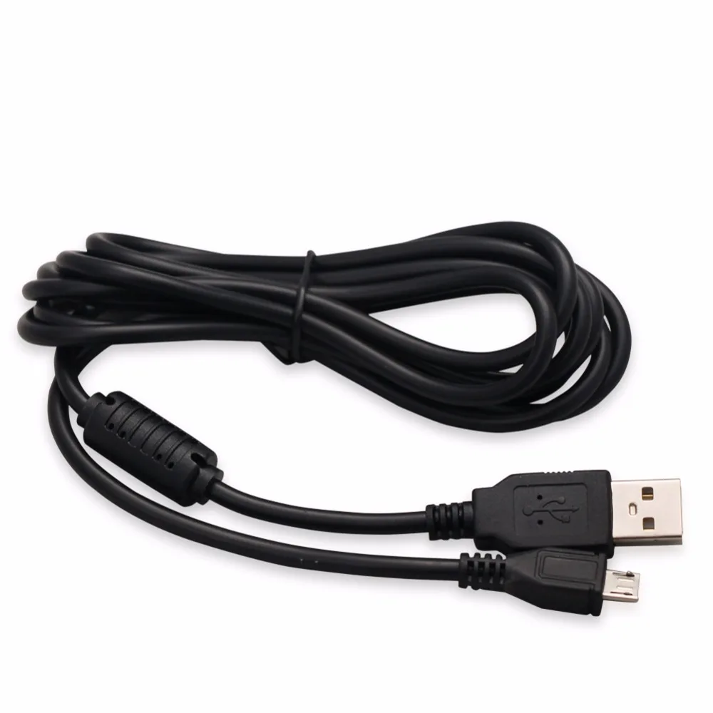 

High Quality New 2 In 1 Micro Charging USB Data Cable Charger For Sony PS4 Slim Game Controller