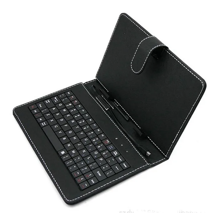 7 дюймовый кожаный чехол USB клавиатура для Android Windows Tablet 26 января