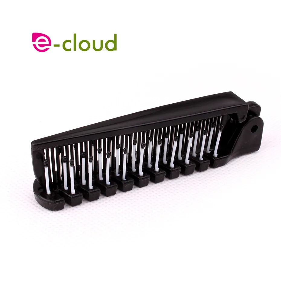

Black color Folding Portable Travel Combs Folding Detangling Antistatic Hair BrushHairdressing Salon Hair Care Styling Tools