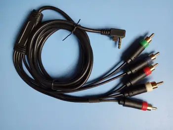 

100pcs lots Top quality 1.8m Video Audio AV Tranfer RCA Component connectors AV cable support playing games