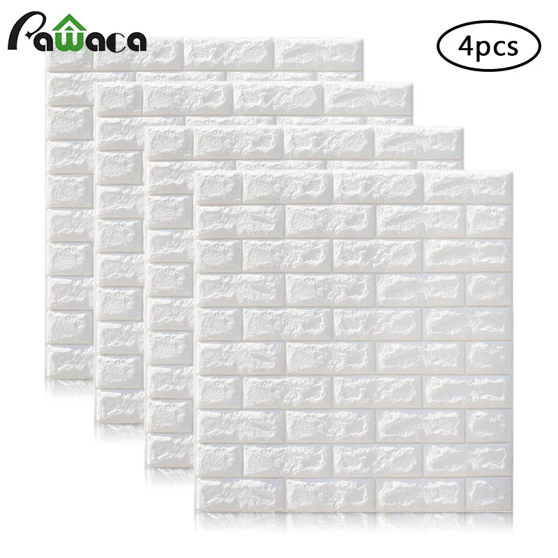 Cm Pe Foam 3d Steen Baksteen домашний декор muurstickers Обои Diy Muur Декор Woonkamer Дети Безопасность