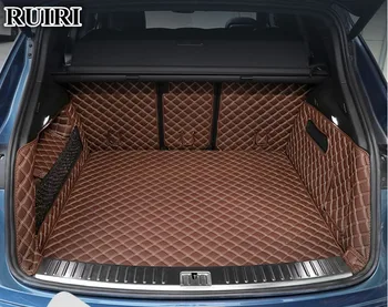 

High quality! Special car trunk mats for Porsche Cayenne E3 2019 durable boot carpets cargo liner for Cayenne 2018,Free shipping