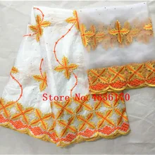 Базен riche getzner brode Bazin кружевная ткань белая нигерийская кружевная ткань с камнями горячая Распродажа Модные женские bazin lace 5+ 2 ярдов/партия
