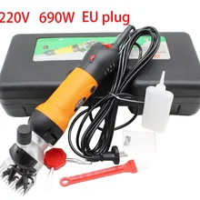 690 Вт электрическая для стрижки овец машинка для стрижки ножницами стригальная машинка Коза Clipper машины 13 зубы лезвия 220 v-240 v