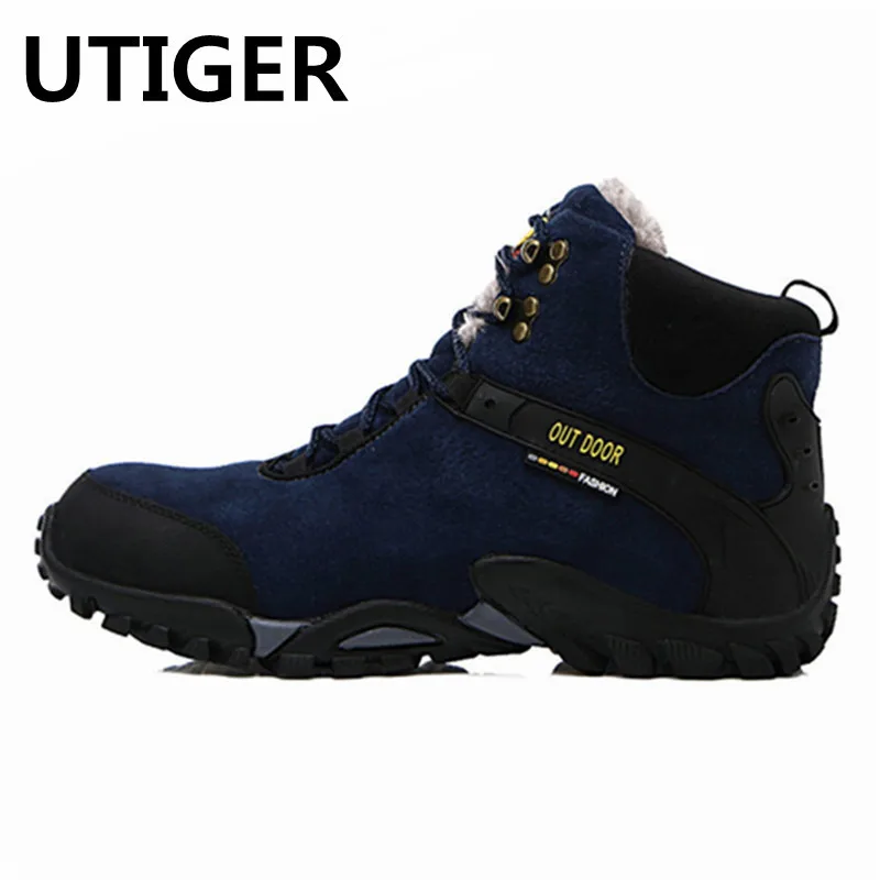 

New Men Hiking Boots Shoe Anti-Skid Wear Resistant Breathable Fishing Shoes Climbing Top Trekking Shoes Winter Outdoor shoes
