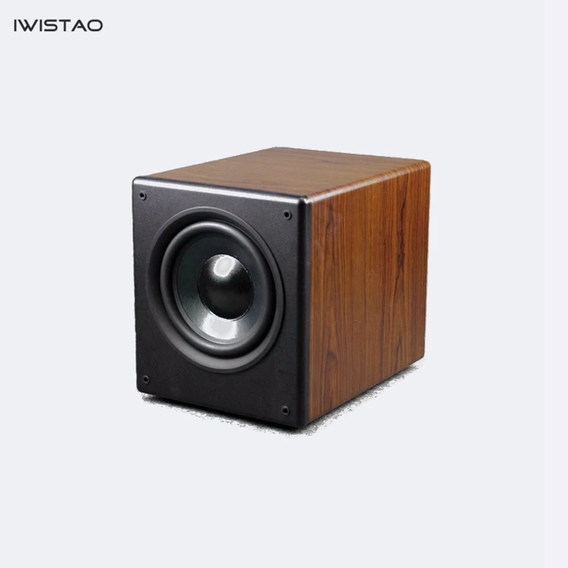 IWISTAO 8 дюймов HIFI пассивный сабвуфер 100 Вт 4/8 Ом 35гц-300Гц 86дб деревянный шкаф