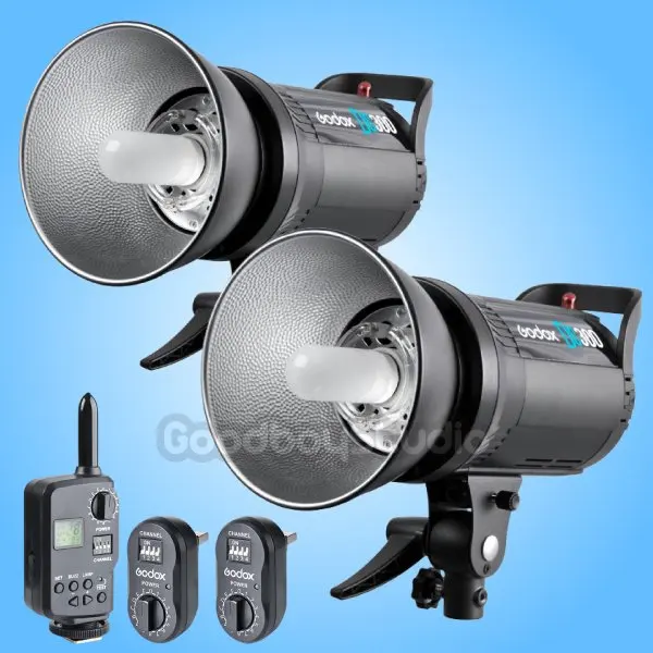 

2PCS Godox DS300 300W Compact Studio Flash Strobe Light w/ FT-16 Trigger 110V