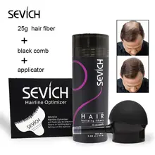 Один комплект, 3 шт., мгновенный уход за ростом волос, Кератиновое волокно для волос, 25 г, расческа, оптимизирующий спрей, аппликатор, лечение выпадения волос, макияж