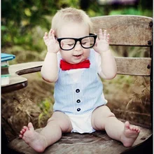 Baby Infant One-piece Unibody Jumpsuit Short Sleeves Conjoined T-Shirt