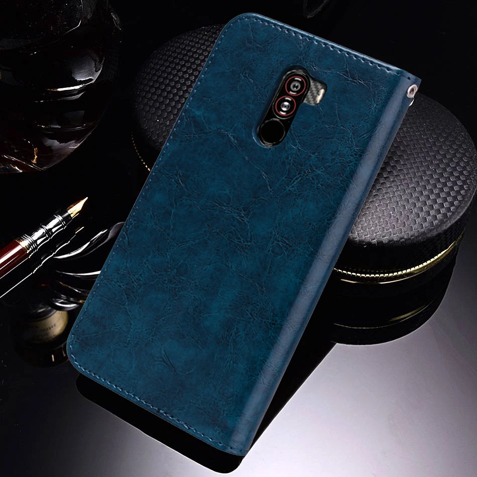 YIESOM For Coque Xiaomi Pocophone F1 Case Leather Flip Wallet Phone Cases For Funda Xiaomi Pocophone F1 Global Version Cover     (12)