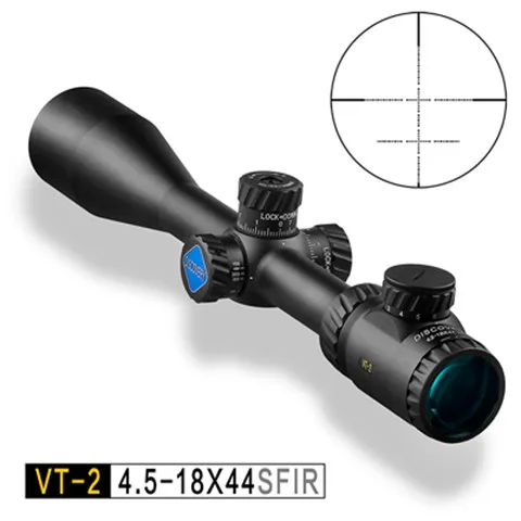 

DISCOVERY optical sight VT-2 4.5-18X44 SFIR Hawke reticle Tactical Mil-dot illuminated with side focus hunting rifle scope
