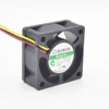 Sunon 4CM 4020 4*4*2CM 40mm x 20mm 12V 3 pin 12 Volt Cooling Fan KDE1204PKV3MS.AR.GN ► Photo 3/6